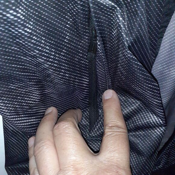 puma jacket mens S storm Cell Waterproof Zip Front Black Gray Track Jacket - Picture 5 of 8